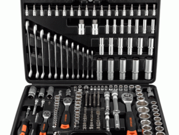 Auto instrumentu komplekts, 216 gab., 1/4"DR, 3/8"DR, 1/2"DR AMIO-39926