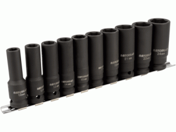 Triecienuzgaļu komplekts 1/2" AMIO-39810