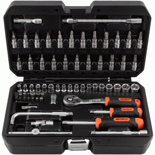 Profesionālu instrumentu komplekts, 66 elementi, 1/4" DR AMIO-39866 Profesionālu instrumentu komplekts, 66 elementi, 1/4" DR AMIO-39866