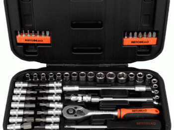 53 daļu instrumentu komplekts, 1/4" DR AMIO-39922