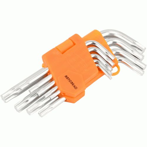 Torx® L veida īso atslēgu komplekts AMIO-39153 Torx® L veida īso atslēgu komplekts AMIO-39153