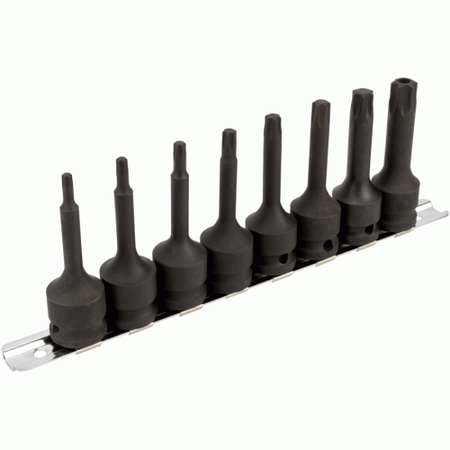 Torx uzgaļu komplekts 1/2" AMIO-40180 Torx uzgaļu komplekts 1/2" AMIO-40180