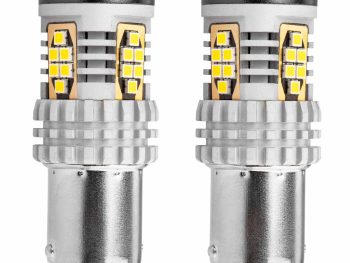 LED CANBUS 3020 24SMD 1156 BA15S P21W R10W R5W Balts 12V/24V AMIO-02797