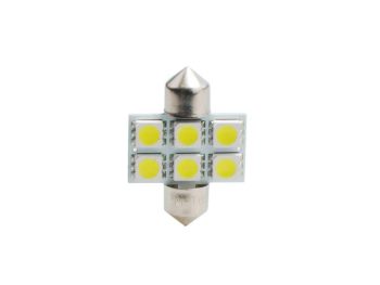 LED gaismas spuldze C5W Basic (blisters, 2 gab.) 12V, Balts, 1,44W