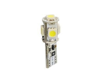 LED gaismas spuldze W5W Premium (blisters, 2 gab.) 12V, Balts, 1,2W