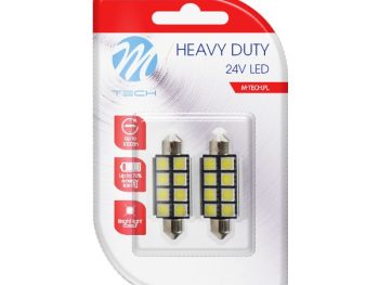 LED gaismas spuldze C5W Heavy Duty (blisters, 2 gab.) Balts, 1,95W