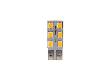 LED gaismas spuldze W5W Basic (blisters, 2 gab.) 12V, Balts, 1,2W