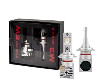 LED gaismas spuldze (Komplekts 2 gab.) H7 12/24V 50W, Balts 6500K