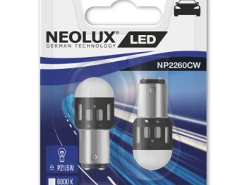 LED gaismas spuldze (Blisters 2 gab.) P21/5W, 12V, max. 1,2W, 6000K,
