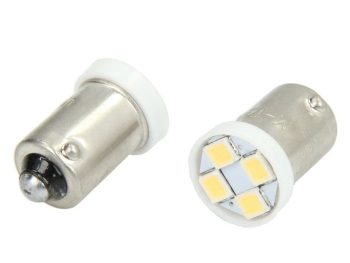 LED gaismas spuldze T4W Basic (blisters, 2 gab.) 12V, Balts, 0,32W, BA9S