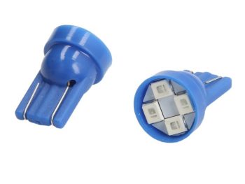 LED gaismas spuldze W5W Basic (blisters, 2 gab.) 12V, Zils, 0,32W