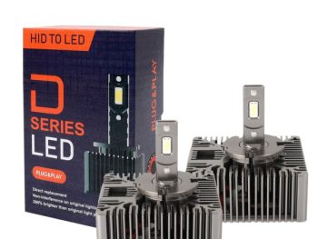 LED gaismas spuldze (Komplekts 2 gab.) D5S 12/24V 35W, Balts 6000K