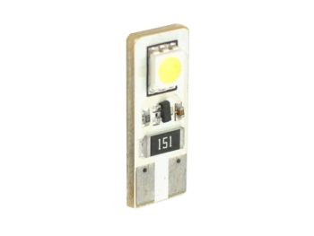 LED gaismas spuldze W5W Premium (blisters, 2 gab.) 12V, Balts, 0,48W