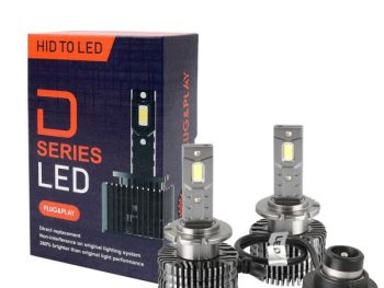 LED gaismas spuldze (Komplekts 2 gab.) D4S 12/24V 35W, Balts 6000K