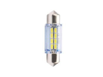 LED gaismas spuldze C5W Basic (blisters, 2 gab.) 12V, Balts, 1W, SV8,5-8
