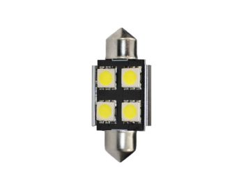 LED gaismas spuldze C5W Heavy Duty (blisters, 2 gab.) Balts, 1W