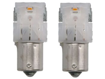 LED gaismas spuldze (Blisters 2 gab.) P21W 12V 1,3W BA15S SL, Dzeltens