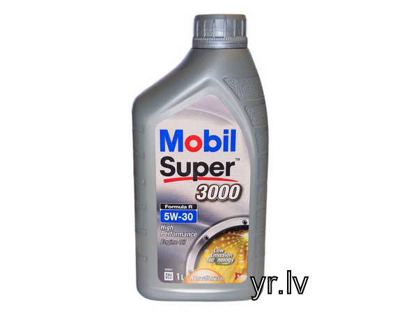 Motoreļļa 5W30 Mobil Super 3000 Formula R pilnībā sintētiska eļļa 1L Motoreļļa 5W30 Mobil Super 3000 Formula R pilnībā sintētiska eļļa 1L