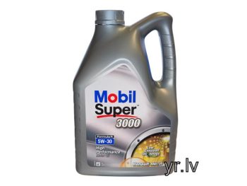 Motoreļļa 5W30 Mobil Super 3000 Formula R pilnībā sintētiska eļļa 5L