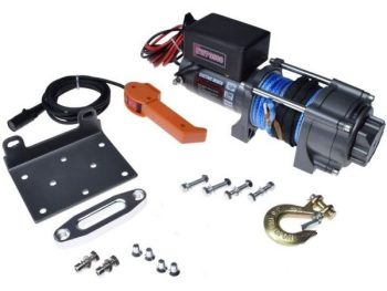 ATV vinčas komplekts ar sintētisko trosi 3500/1588 Lbs/kg 12V