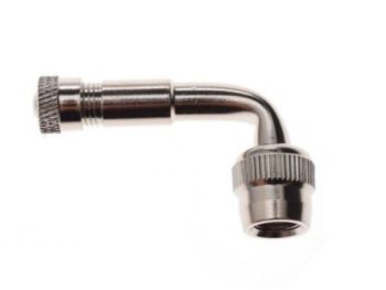 Riteņa ventiļa pumpēšanas adapters 90 grādu AV ventilis