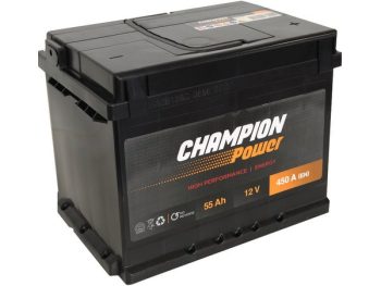 Akumulators 55AH 450A 12V Champion Power