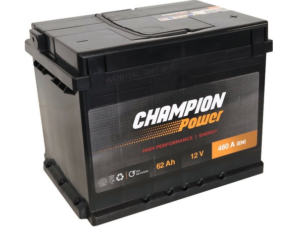 Akumulators 62AH 480A 12V Champion Power Akumulators 62AH 480A 12V Champion Power