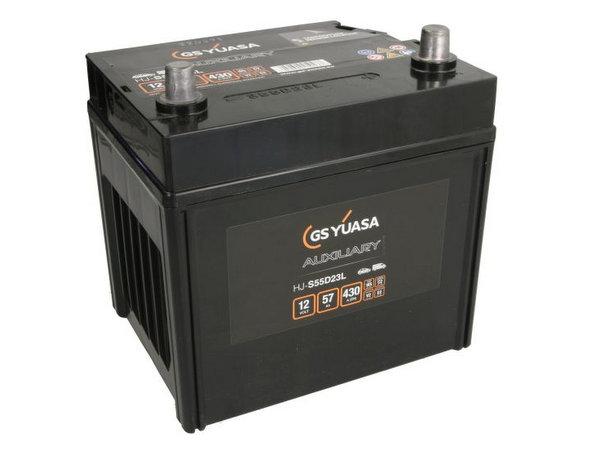 Akumulators YUASA 57Ah 430A Auxilliary, Backup & Specialist (Labais+) 220x171x227 (AGM/Papildu - AUXILIARY) Akumulators YUASA 57Ah 430A Auxilliary, Backup & Specialist (Labais+) 220x171x227 (AGM/Papildu - AUXILIARY)