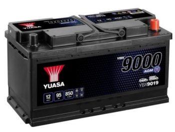 Akumulators START&STOP AGM 95Ah 850A 12V YUASA YBX9019
