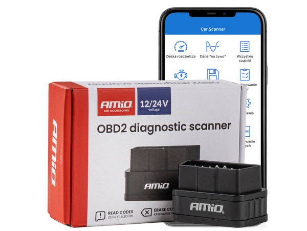 OBD2 diagnostikas skeneris AMIO-04731 OBD2 diagnostikas skeneris AMIO-04731