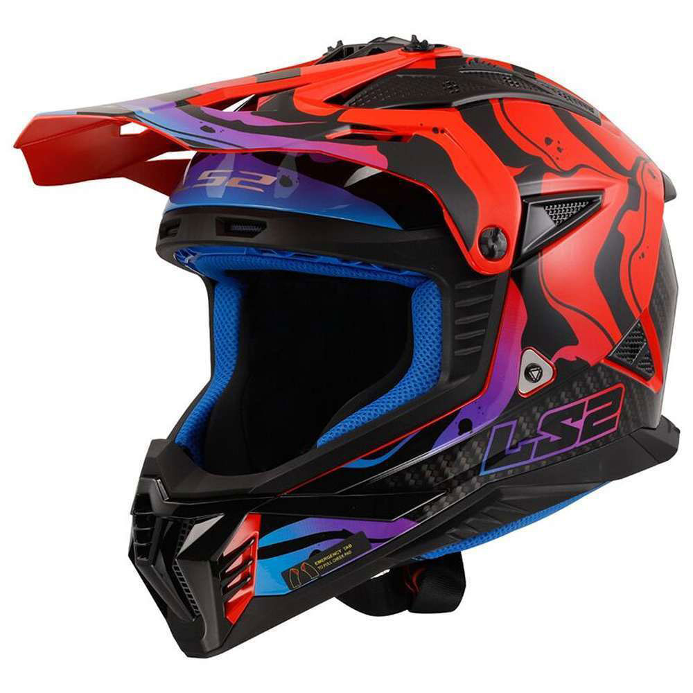 LS2 MX708 FAST II WASH, MOTO ĶIVERE, sarkana spīdīga LS2 MX708 FAST II WASH, MOTO ĶIVERE, sarkana spīdīga - Image 4