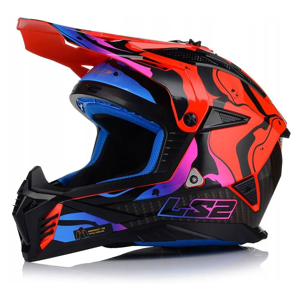 LS2 MX708 FAST II WASH, MOTO ĶIVERE, sarkana spīdīga LS2 MX708 FAST II WASH, MOTO ĶIVERE, sarkana spīdīga - Image 6
