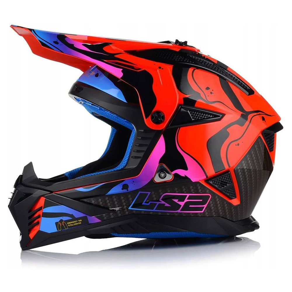 LS2 MX708 FAST II WASH, MOTO ĶIVERE, sarkana spīdīga LS2 MX708 FAST II WASH, MOTO ĶIVERE, sarkana spīdīga