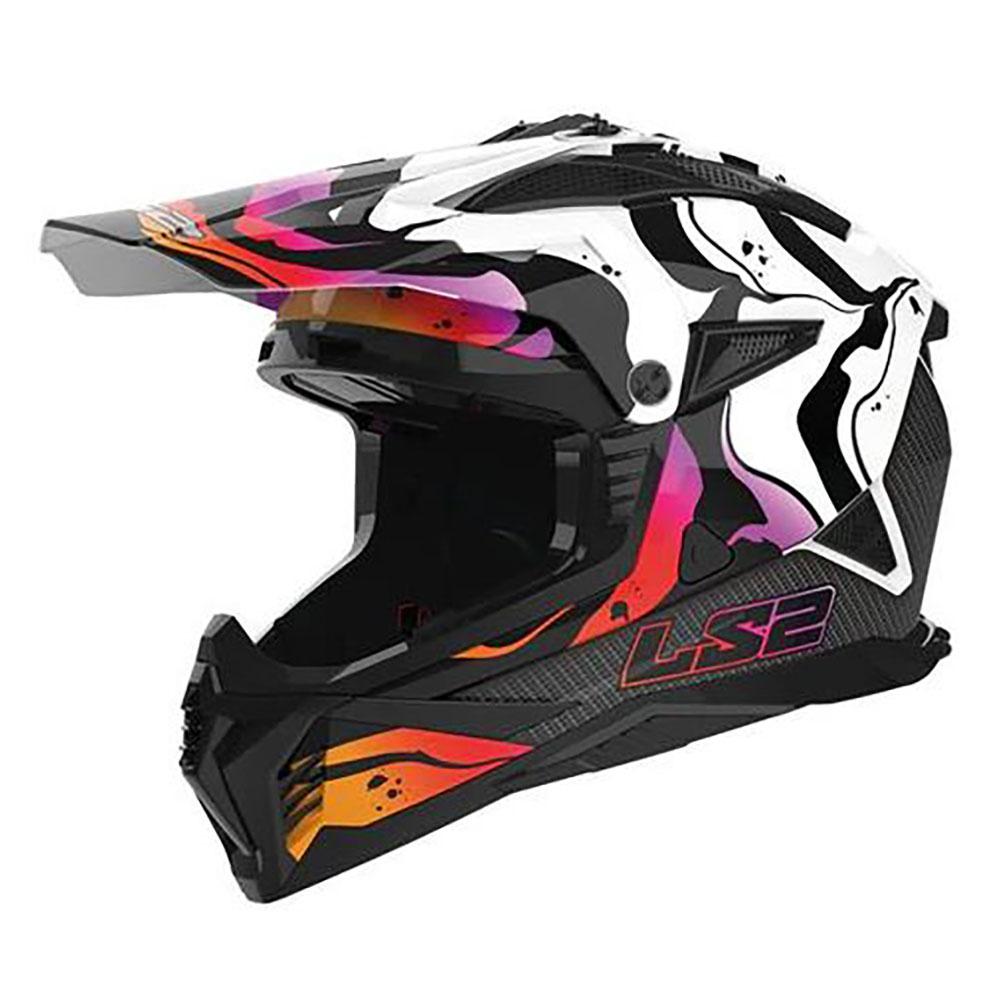 LS2 MX708 FAST II WASH, MOTO ĶIVERE, balta spīdīga LS2 MX708 FAST II WASH, MOTO ĶIVERE, balta spīdīga - Image 5