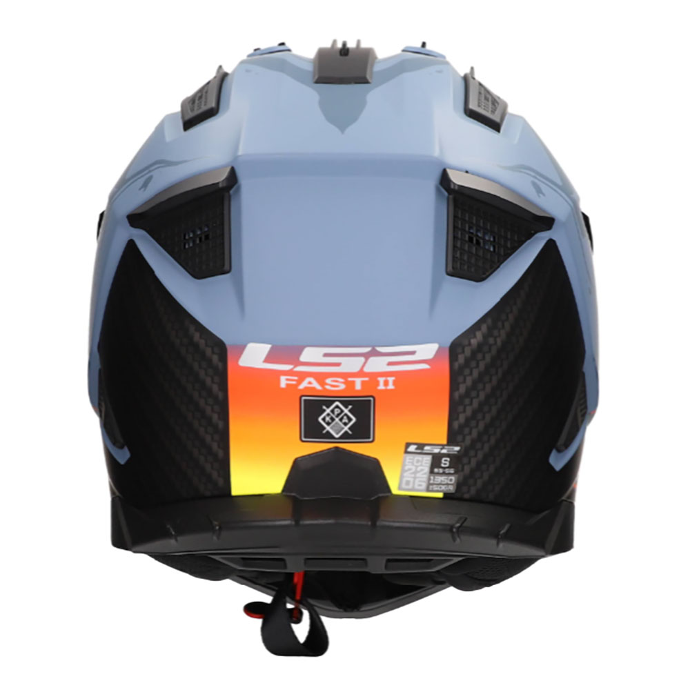 LS2 MX708 FAST II WASH, MOTO ĶIVERE, tumši pelēka matēta LS2 MX708 FAST II WASH, MOTO ĶIVERE, tumši pelēka matēta - Image 4