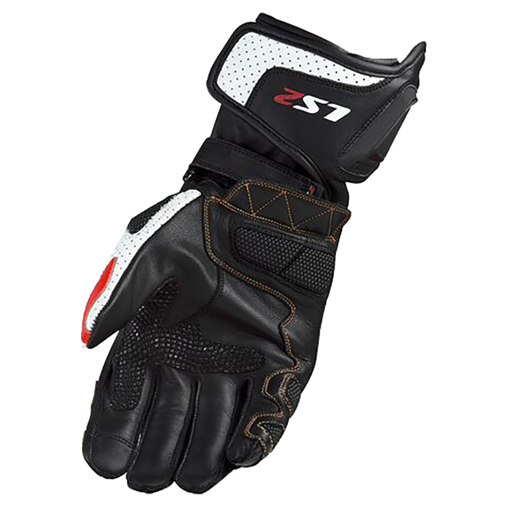 LS2 Swift sporta cimdi - melni, balti, sarkani LS2 Swift sporta cimdi - melni, balti, sarkani - Image 4