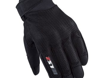 LS2 Ray vīriešu moto cimdi - melni