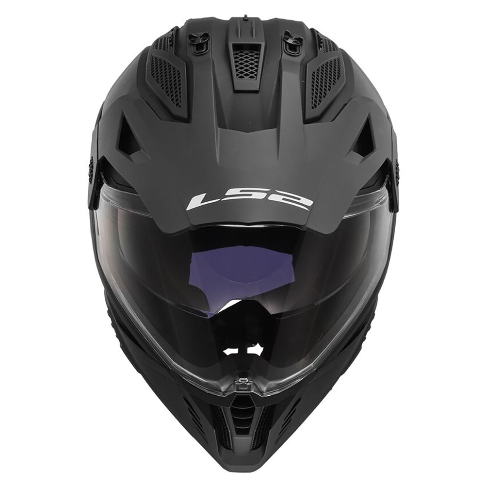 LS2 MX702 PIONEER II SOLID, MOTO ĶIVERE, melna matēta LS2 MX702 PIONEER II SOLID, MOTO ĶIVERE, melna matēta - Image 3
