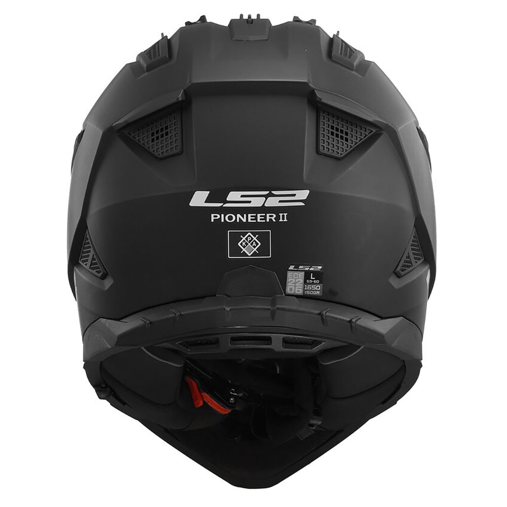 LS2 MX702 PIONEER II SOLID, MOTO ĶIVERE, melna matēta LS2 MX702 PIONEER II SOLID, MOTO ĶIVERE, melna matēta - Image 4