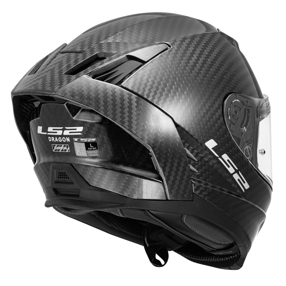 LS2 FF807 DRAGON, MOTO ĶIVERE, Carbon matēta LS2 FF807 DRAGON, MOTO ĶIVERE, Carbon matēta - Image 5