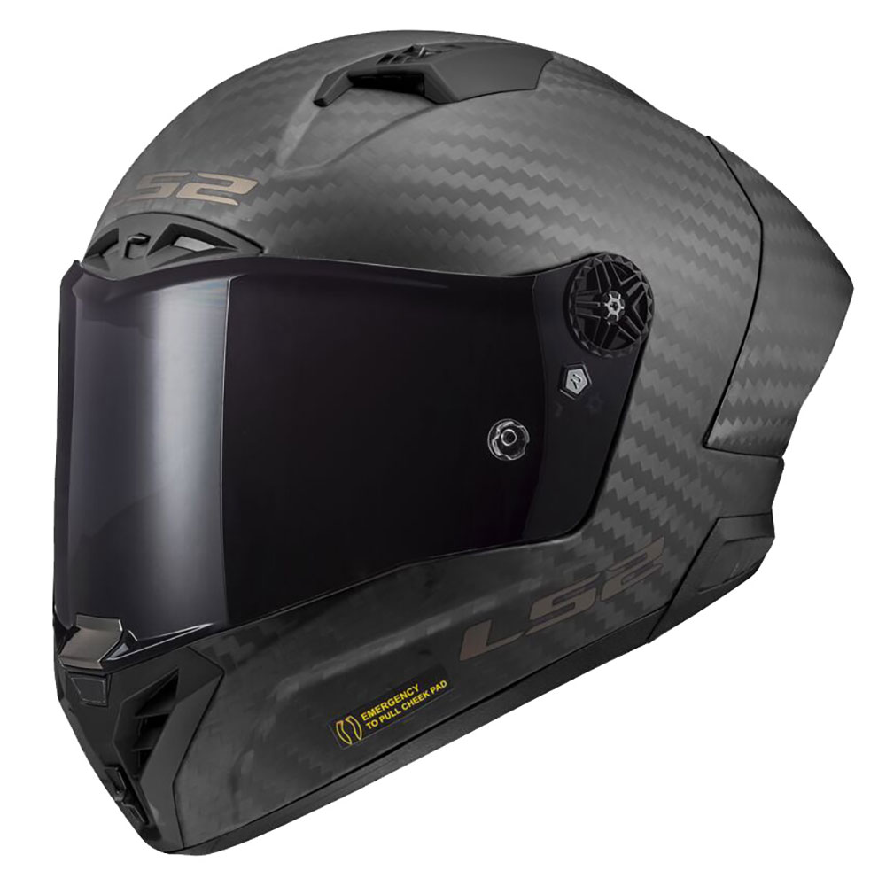 LS2 FF805 THUNDER C GP AERO Carbon, MOTO ĶIVERE, – melna matēta LS2 FF805 THUNDER C GP AERO Carbon, MOTO ĶIVERE, – melna matēta