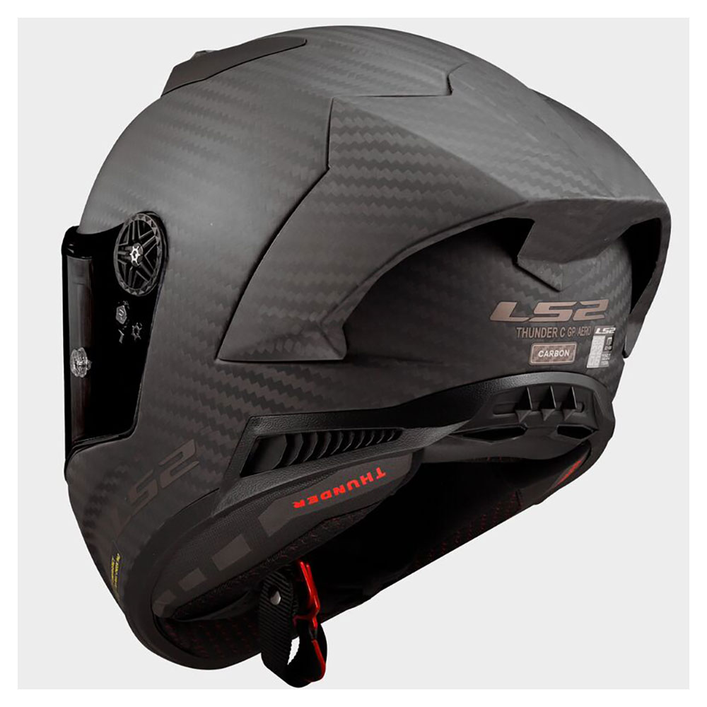 LS2 FF805 THUNDER C GP AERO Carbon, MOTO ĶIVERE, – melna matēta LS2 FF805 THUNDER C GP AERO Carbon, MOTO ĶIVERE, – melna matēta - Image 4
