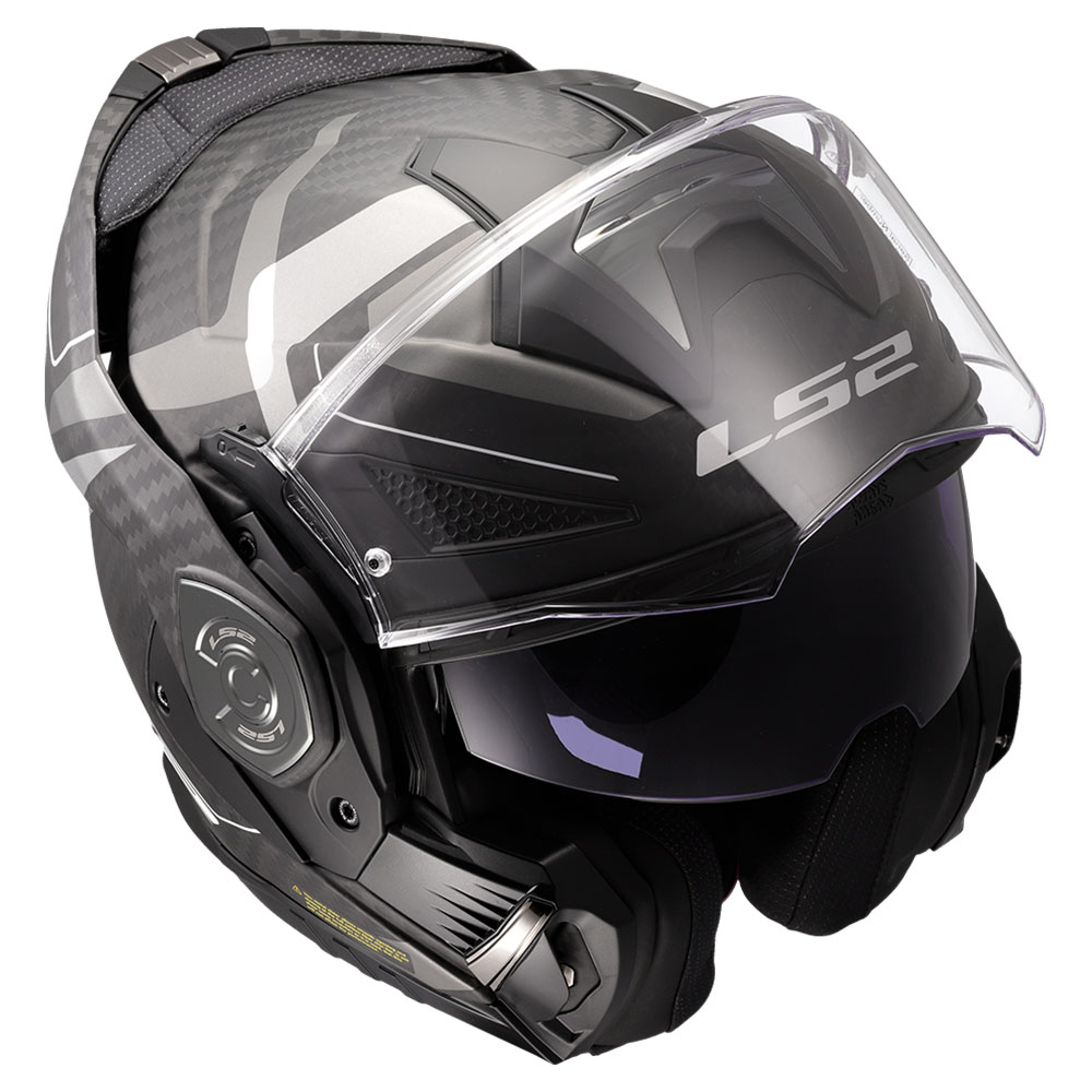 LS2 FF901 ADVANT X CARBON HORIZON, MOTO ĶIVERE, sudrabs, pelēka LS2 FF901 ADVANT X CARBON HORIZON, MOTO ĶIVERE, sudrabs, pelēka - Image 6