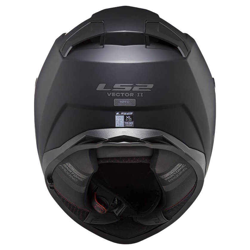 LS2 FF811 VECTOR II SOLID, MOTO ĶIVERE, melna matēta LS2 FF811 VECTOR II SOLID, MOTO ĶIVERE, melna matēta - Image 5