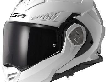 LS2 FF901 ADVANT X SOLID, MOTO ĶIVERE, Balta