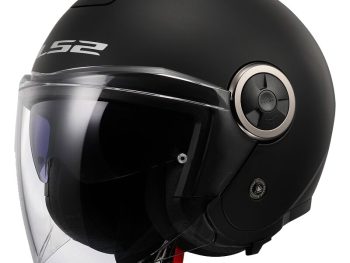 LS2 OF620 CLASSY SOLID, MOTO ĶIVERE, matēti melna