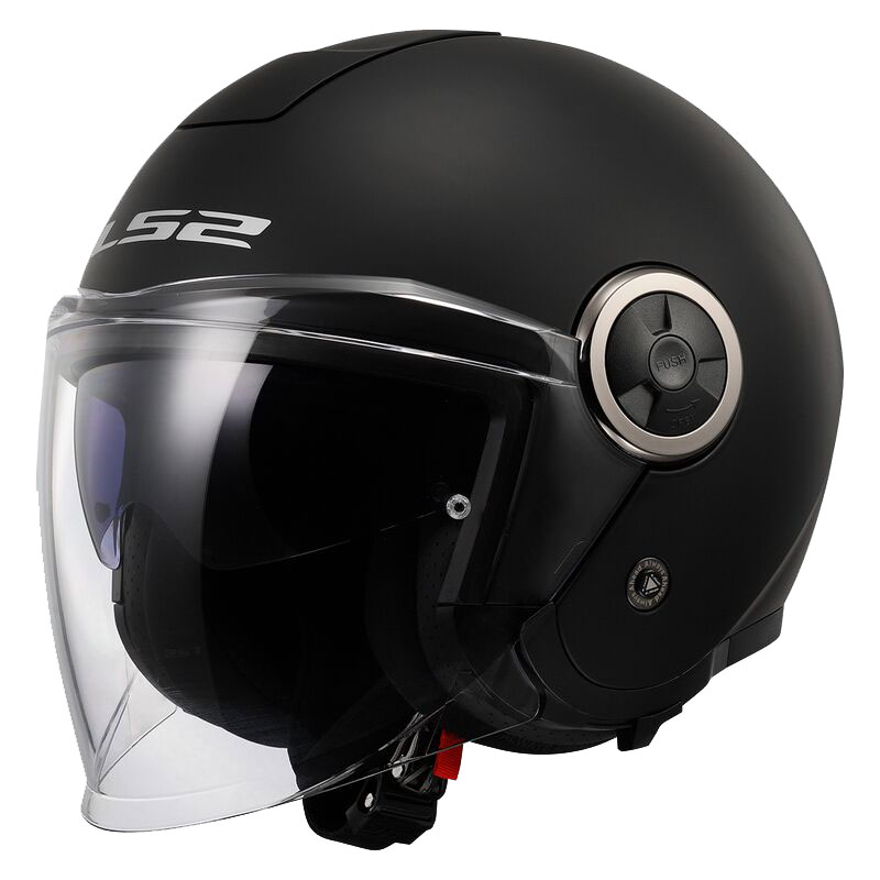 LS2 OF620 CLASSY SOLID, MOTO ĶIVERE, matēti melna LS2 OF620 CLASSY SOLID, MOTO ĶIVERE, matēti melna