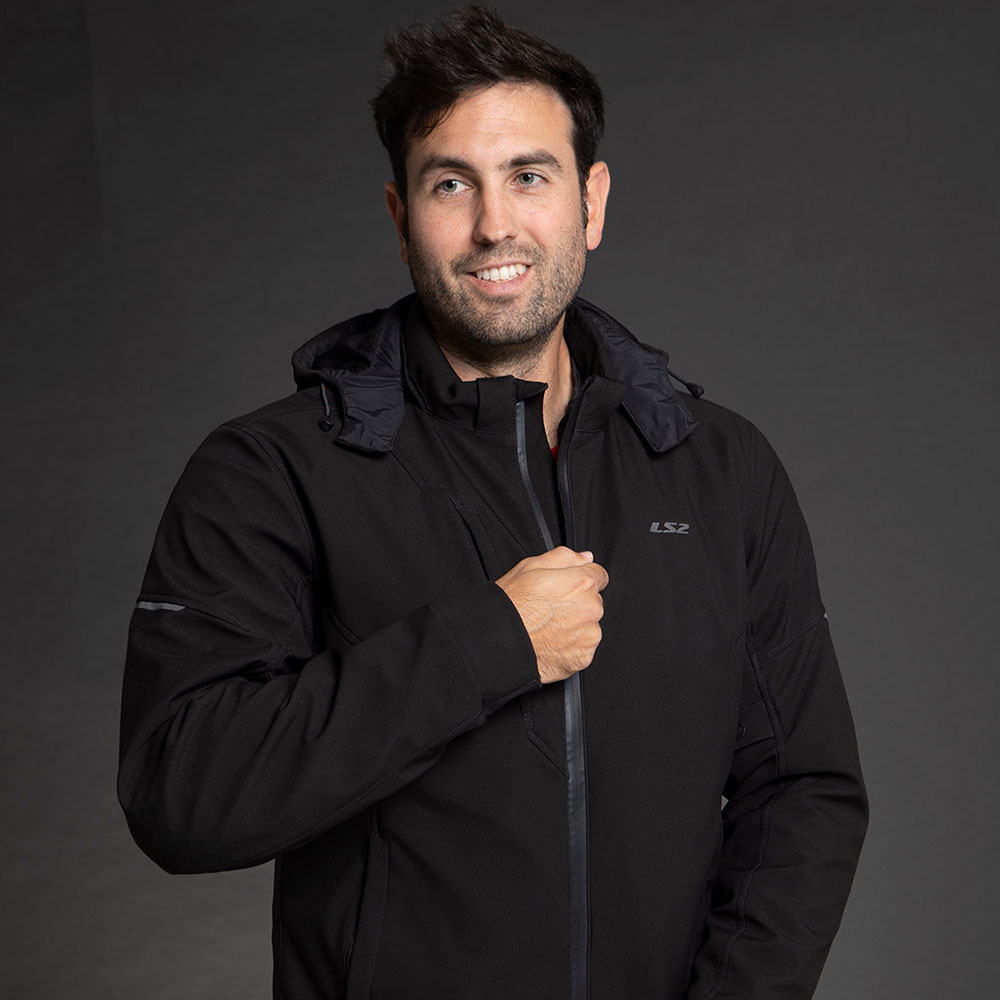 LS2 BOLTON vīriešu moto jaka softshell - melna LS2 BOLTON vīriešu moto jaka softshell - melna - Image 6