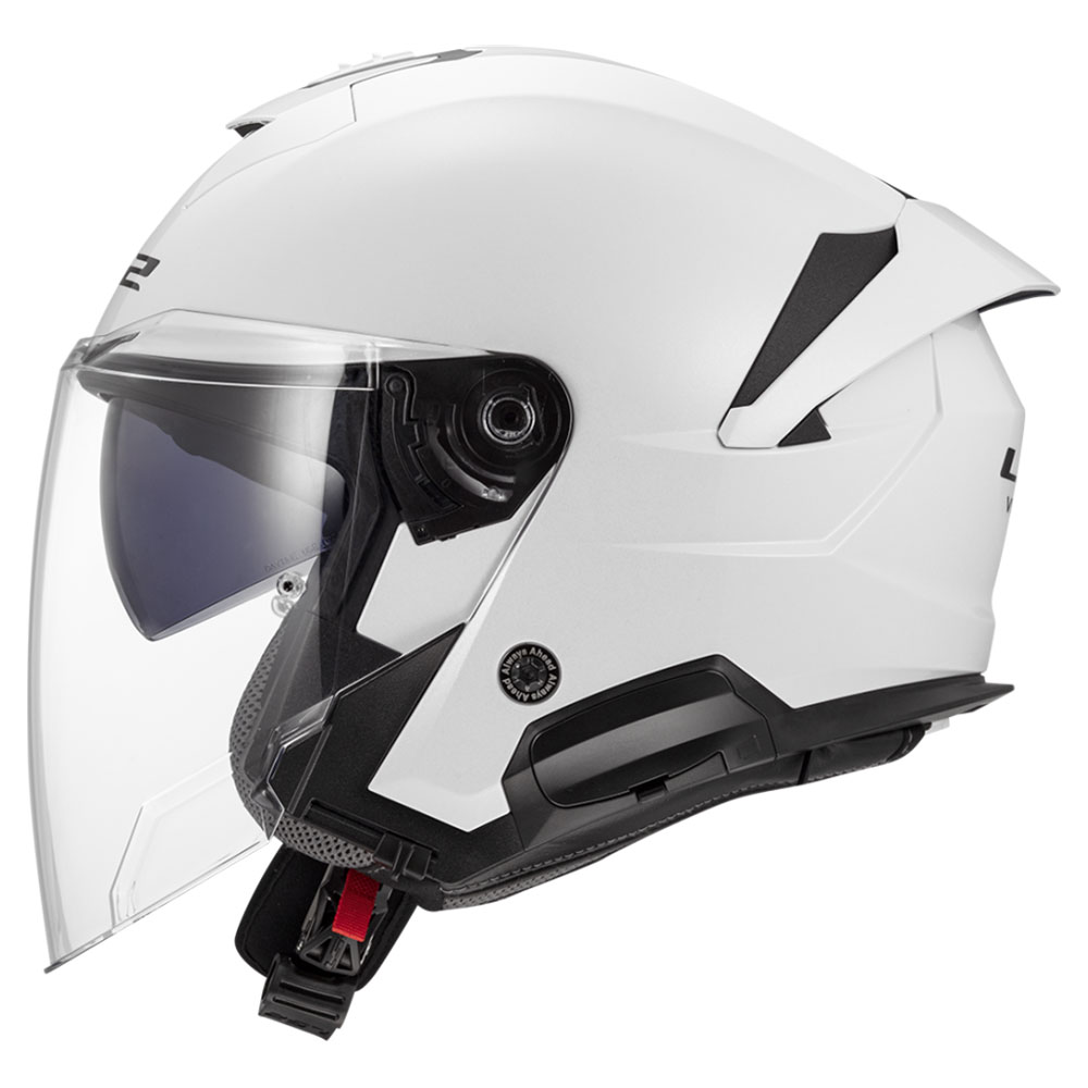 LS2 OF618 VERSO II SOLID, MOTO ĶIVERE, Balta LS2 OF618 VERSO II SOLID, MOTO ĶIVERE, Balta - Image 4