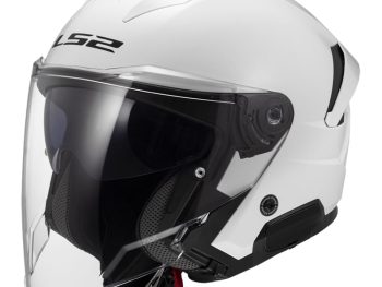 LS2 OF618 VERSO II SOLID, MOTO ĶIVERE, Balta